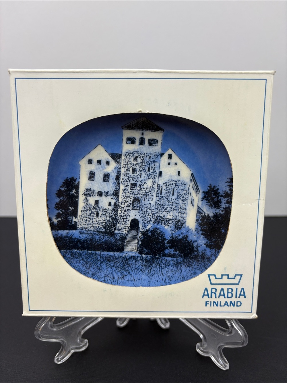 Arabia Finland Turisti Wall Plate Turku Castle